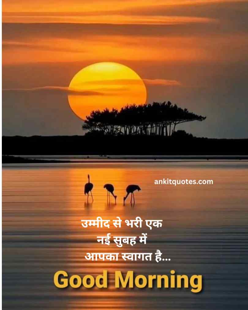 Positive Good Morning Quotes Hindi