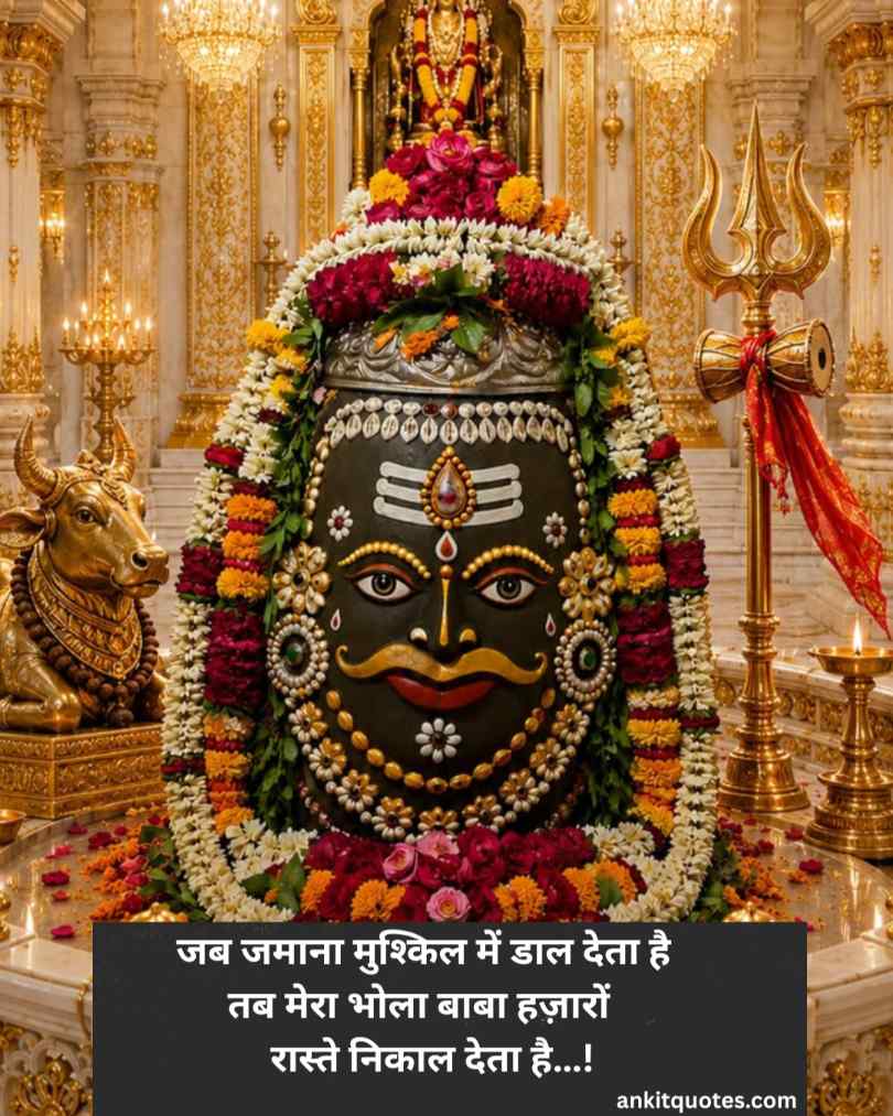 बेस्ट महादेव शायरी हिन्दी 