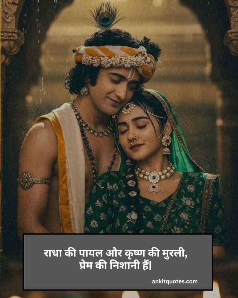 Radha Krishna Shayari Love 