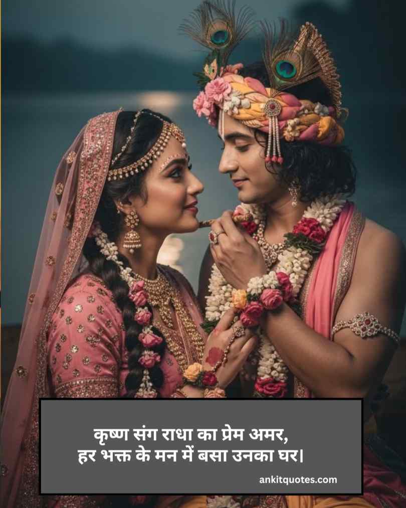 Radha Krishna Shayari Love