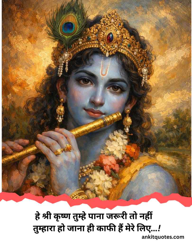 Shree krishna shayari love
